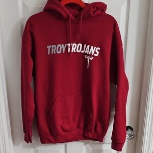Gildan Maroon Troy Trojans Hoodie